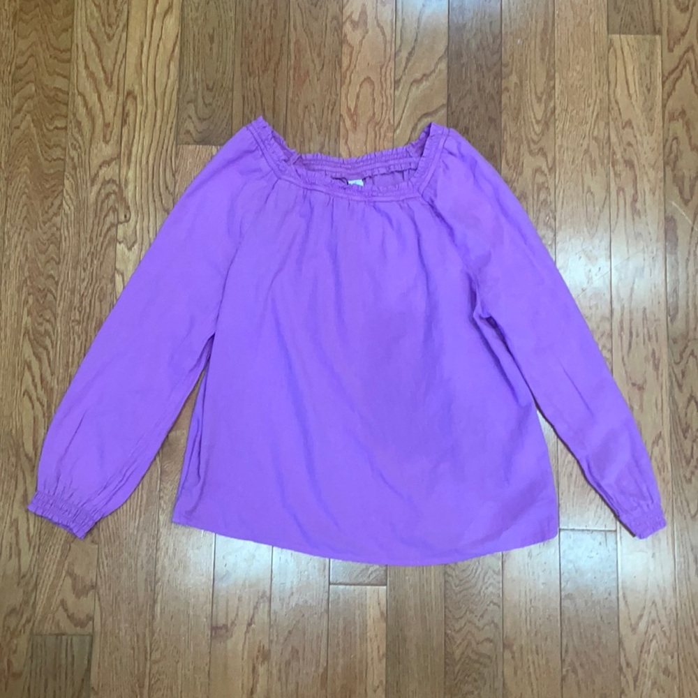 Purple Blouse Long Sleeve | Old Navy